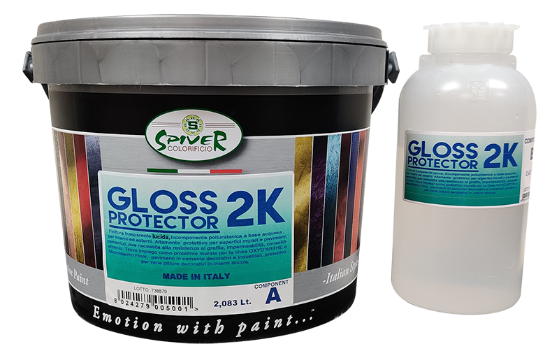 Gloss Protector 2K and Sealer Kit – Bi-Component Sealer For Plasters, Microcement Showers & Floors